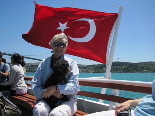Ann and Libby--Bosphorus ferry