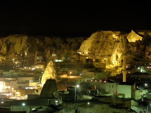 Goreme at night