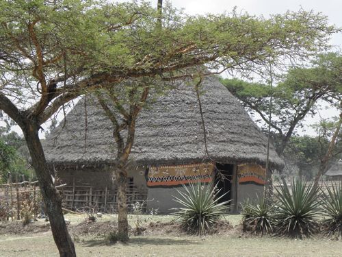 African mud hut